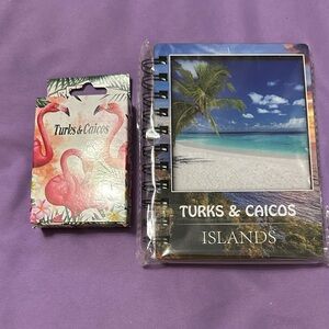 Turks & Caicos Notebook and Playing Cards Set